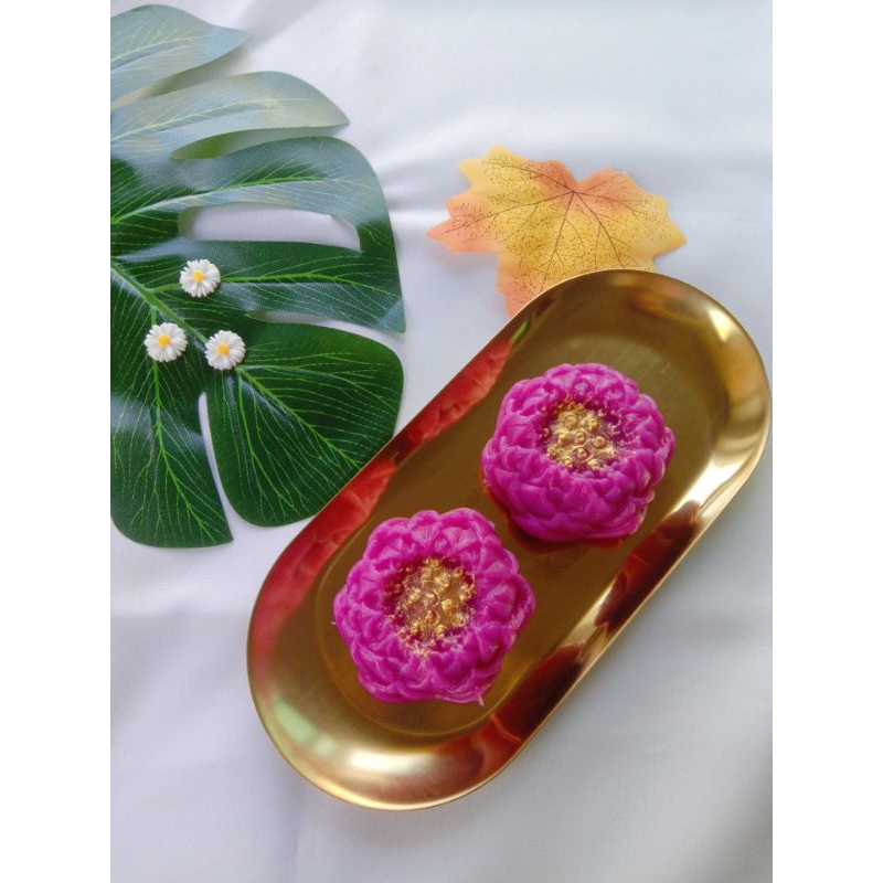 💮 อาลัวดอกบัว  ขนาด 50กรัม 💮 ขายเป็นชิ้นเดี่ยว - รูปที่ 2