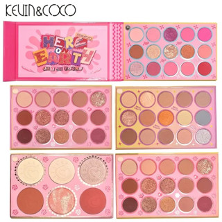 พาเลตอายแชโดว์  KEVIN&amp;COCO HERE ON HEARTH &amp; 51 Colors Eyeshadow Blush Highlighting Palette มี 2 แบบให้เลือก