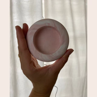 Round candle holders ⚪️🕯️🪔เชิงเทียนปูน ทรงกลมใส่เทียนก้อน สุดมินิมอล พรอพถ่ายรูป พรอพแต่งห้อง
