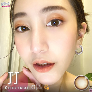 ร้านเลนส์สวยคอนแทค Wink Wow รุ่น JJ /สีChestnut น้ำตาลและรุ่น Seeshallสี Brown น้ำตาล มีค่าสายตา  มีอย. (ลายใหม่สุดH