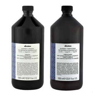 Davines Alchemic Shampoo/Conditioner Silver 1000ml แชมพูและครีมนวด เติมเม็ดสีให้เส้นผม