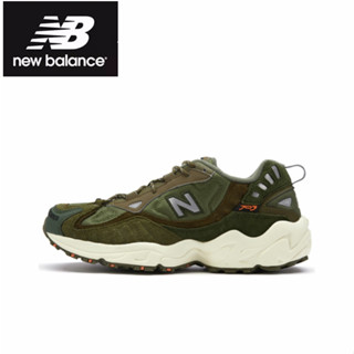 Aape x New Balance 703 Army green Sports shoes style ของแท้ 100 %