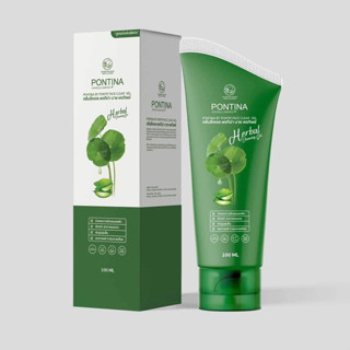 พรทิน่า คลีนซิ่งเจล ล้างหน้าใบบัวบก PONTINA CENTELLA ASIATICA ขนาด 100 ml.