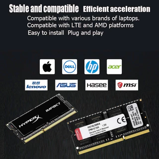 [ท้องถิ่นไทย]Hyperx Ram DDR3L DDR3 Notebook หน่วยความจำแล็ปท็อป 4GB 8GB 1333MHZ 1600MHZ 1.35V 1.5V PC3L SODIMM