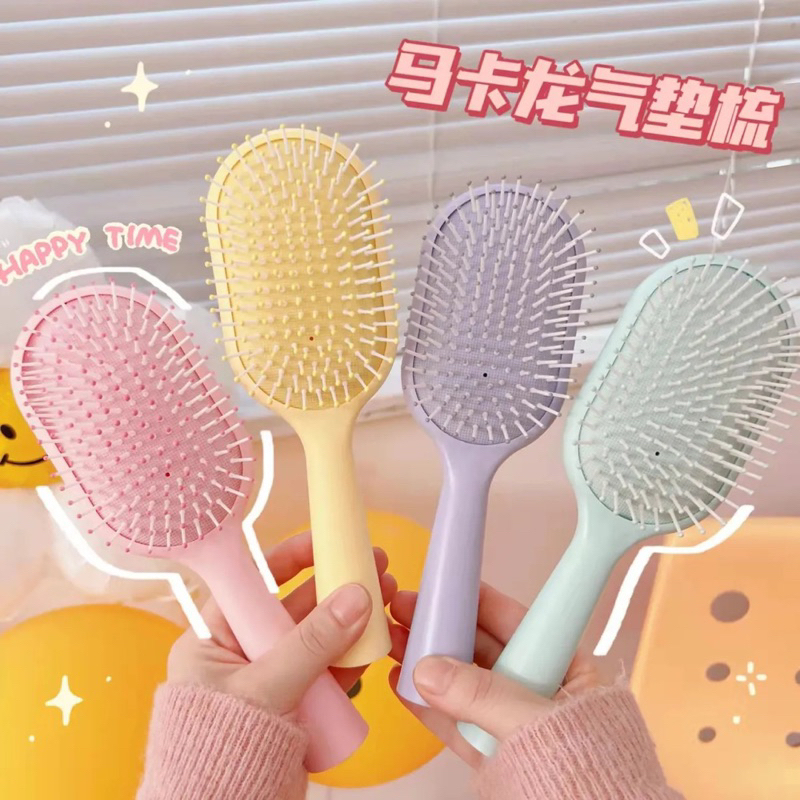 ร้านไทย พร้อมส่ง หวีแปรง สีพาสเทล แปรงผม ยกโคนผม ถนอมเส้นผมและรากผม ของแท้100% พร้อมส่งในไทย #Rainbow #เรนโบว์