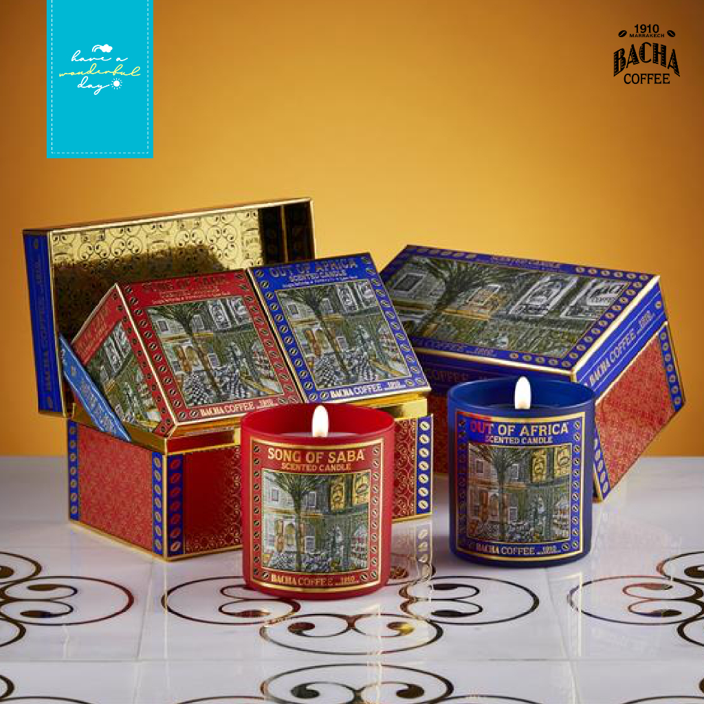 ☕ BACHA Candle ~ เทียนหอมผสมกลิ่นกาแฟ จาก แบรนด์กาแฟชื่อดังระดังระดับโลกอย่างบาชามี 2 กลิ่นให้เลือก 