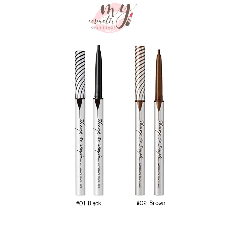 ( แท้ / พร้อมส่ง ) Clio Sharp So Simple Waterproof Pencil Liner #อายไลเนอร์