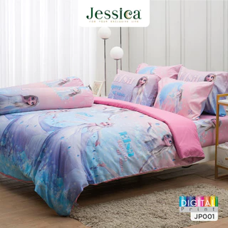 Jessica Frozen JP001 Micro Digital Print ชุดเครื่องนอน ผ้าปูที่นอน ผ้าห่มนวม เจสสิก้า พิมพ์ดิจิตอล ลิขสิทธิ์แท้ ดิสนีย์