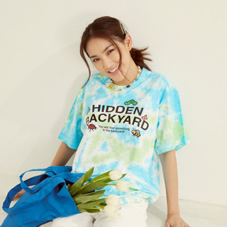 Hidden Folder (HIDDEN BACKYARD : Tie-dye) เสื้อยืด hiddenfolder เสื้อมัดย้อม มัดย้อม เสื้อมัดย้อมกัดสี เสื้อมัดย้อมผู้ชา