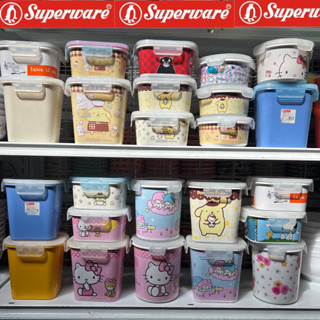 Superware ชุดกล่องถนอมอาหาร กล่องอเนกประสงค์ กล่องถนอมอาหาร ฝาล็อคสุญญากาศ กระปุกถนอมอาหาร  กล่องซุปเปอร์แวร์