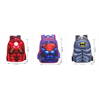 กระเป๋าเป้ Primay School 3D ลายSuper Hero
