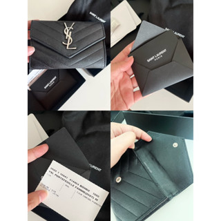 ขายแล้ว! Ysl small envelope wallet ปี 2022 (อะไหล่เงิน ของแท้ 100%)