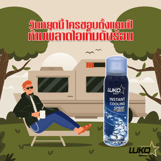 (1รับเพิ่ม2) LUKO สเปร์ยเย็น Instant Cooling Spray ขนาด 55 มล.