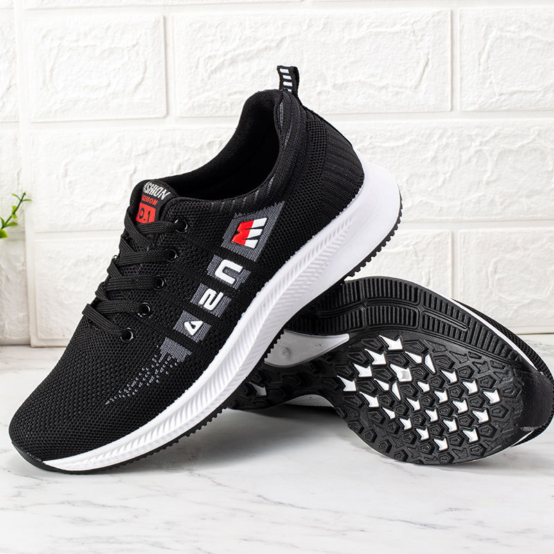 LHfashion รุ่นใหม่🔥รองเท้าผ้าใบแฟชั่น กีฬา ดีเทลแต่งลายด้านข้าง มาพร้อมกันถึง3 สี พื้นนิ่ม ระบายอากาศ - รูปที่ 3