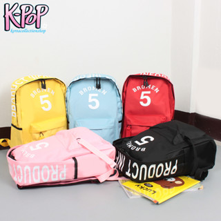 KOREA(KR1109) กระเป๋าเป้แฟชั่นใบใหญ่สีสันสดใส