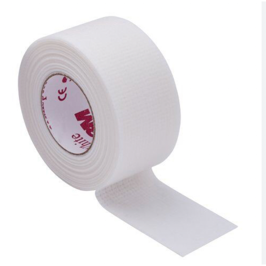 3M Transpore White Hypoallergenic "1/2"or "1" 10yd เทปแต่งแผลสีขาว 3M ขายปลีกแยกชิ้น(1534-1)