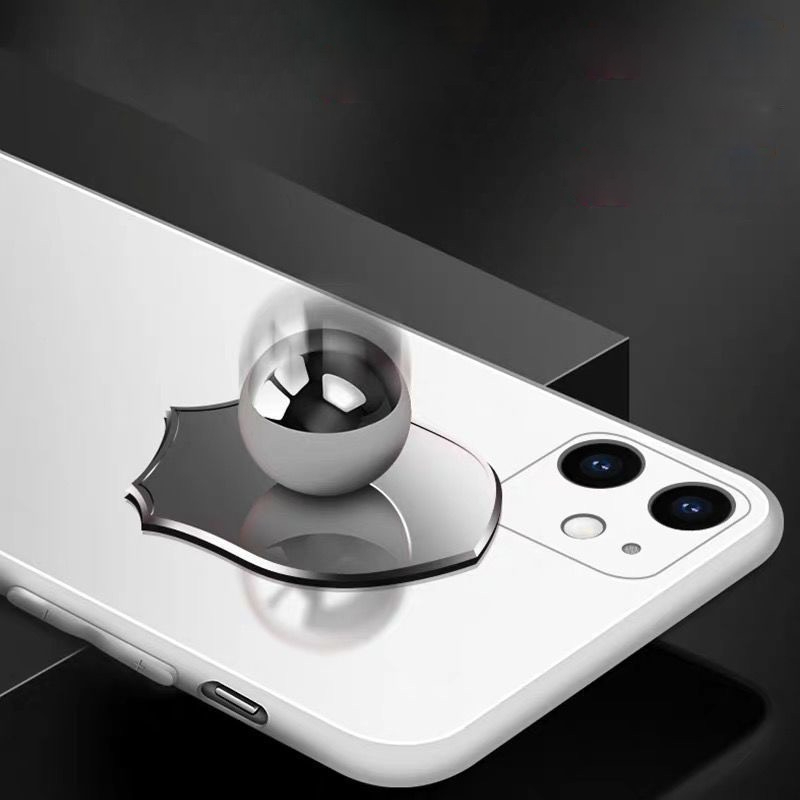 เคส กระจกกันกล่องLOGOสีสวยสุด  iP6 iP7 iP8 iPSE2020/ iP6PLUS iP6SPLUS2 iP7PLUS iP8PLUS iPX iPXS iPXR