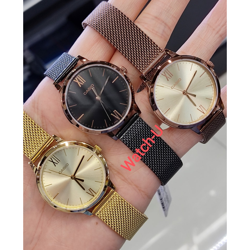 CASIO นาฬิกาข้อมือผู้หญิง LTP-E157 ซีรี่ส์ LTP-E157MR-9A,LTP-E157MG-9A,LTP-E157MRB-1B