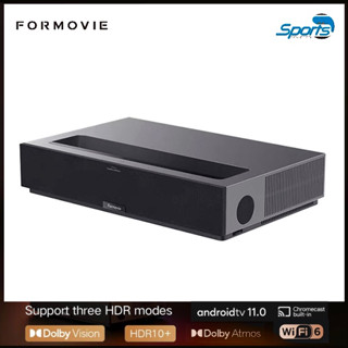 Formovie Theater (ศูนย์ไทย) 4K Triple Laser 2800 ANSI Lumens Ultra Short Throw B&amp;W Speaker Dolby Vision/Dolby Atmos Global Version Space Grey