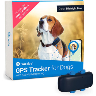 Tractive GPS Dog 4 - ปลอกคอ GPS สุนัข หมา 4G GPS Tracker แบบ Realtime ไม่จำกัดระยะ กันน้ำได้ GPS สัตว์เลี้ยง