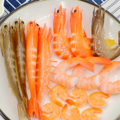 กุ้งปลอม กุ้งขาว กุ้งแดง กุ้งแกะเปลือก กุ้งต้ม กุ้งทะเล กุ้งแม่น้ำ กุ้งจำลองอาหารประเภทกุ้ง ตกแต่งร้านค้า พร๊อพถ่ายภาพ