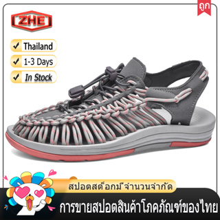 ZHE【จัดส่งในไทย 1-3 วันได้รับ】ผู้หญิงสไตล์ใหม่ 35-40 สบายระบายอากาศรองเท้า