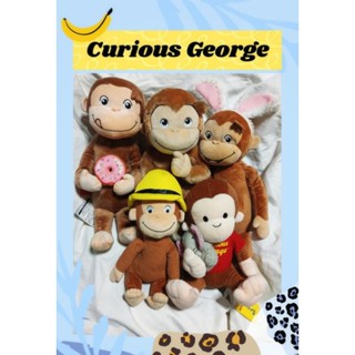 Curious George plush 🐒ตุ๊กตาลิง  💪ตัวโต 🍌ลิงจอร์จ 🐵