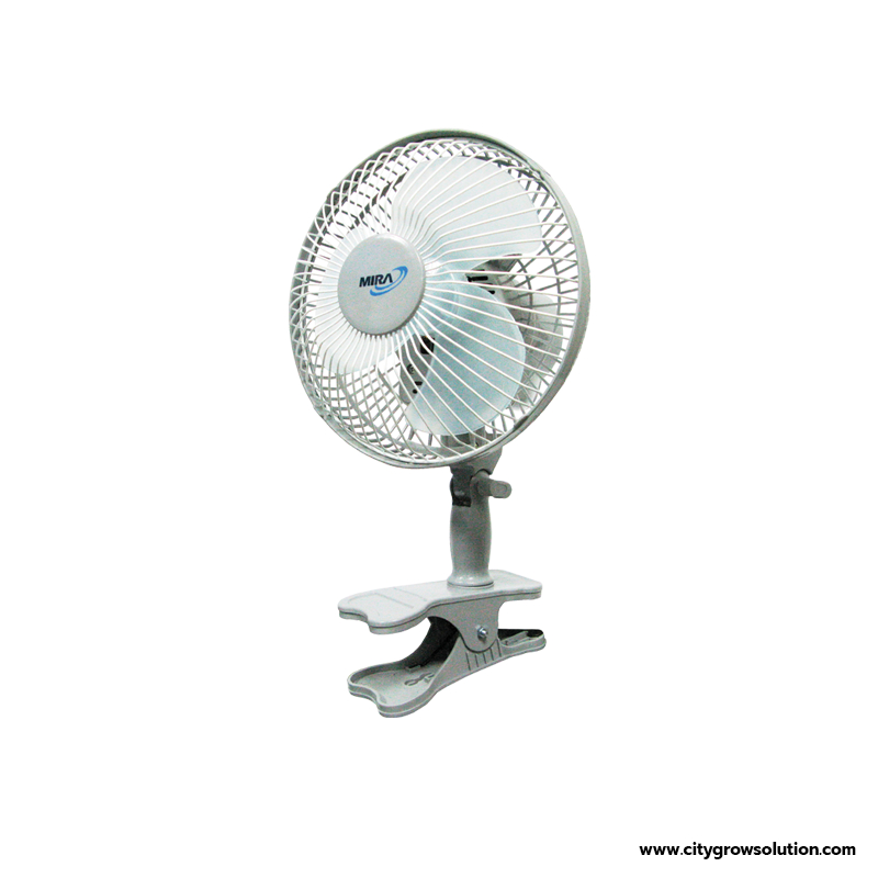 (สีเทา) Clip Fan - MIRA รุ่น M13 พัดลมแบบหนีบ 8 นิ้ว พัดลมติดรถ พัดลมแขวน
