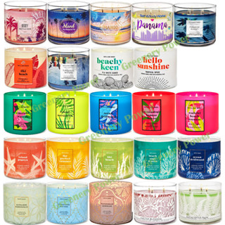 BBW#2 Candle Bath &amp; Body Works 3 wicked candle  เทียนหอม 411g.