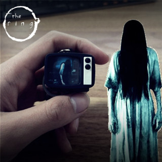 📺 สร้อยคอพร้อมจี้ ผีเดอะริง THE RING ทะลุจอทีวี THE RING GHOST NECKLACE