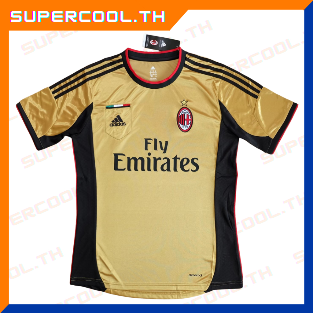 AC Milan 2013/14 Third Gold Jersey เสื้อเอซีมิลาน2013 เสื้อเอซีมิลานทอง2014