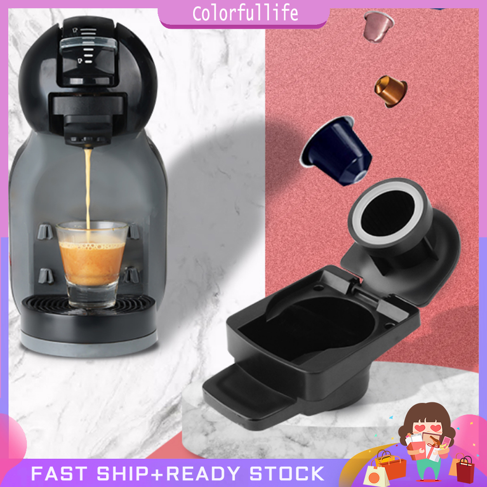 ✿CF✿ตัวแปลงแคปซูลกาแฟสำหรับ Nespresso เข้ากันได้กับ Dolce Gusto เครื่องชงกาแฟแคปซูล ชั้นวางแคปซูลกาแฟ อะแดปเตอร์แคปซูลกาแฟ