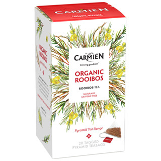 CARMIEN  ORGANIC ROOIBOS PYRAMID คาร์เมียน 2.5กรัม แพ็ค 20ซอง