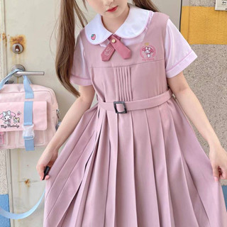 Kyouko x Sanrio เสื้อเชิ้ตทรงนักเรียนคอปก ชุดเดรส My melody ลิขสิทธิ์แท้