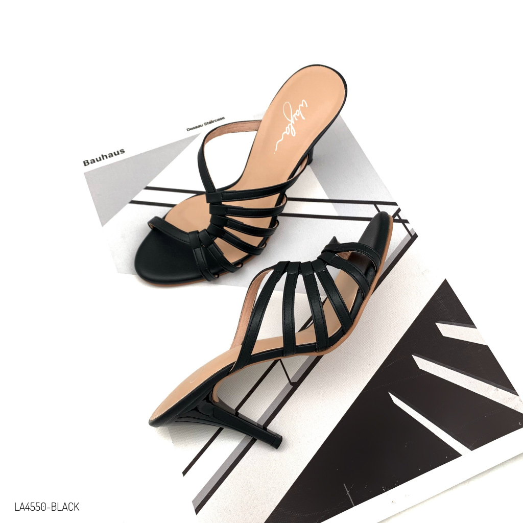 HaloBangkok รองเท้า High Heel หนังไมโครไฟเบอร์ รุ่น LA4550