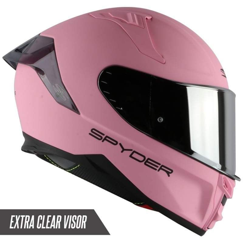 SPYDER Fury PD Dual Visor Helmet + FREE Extra Clear Visor