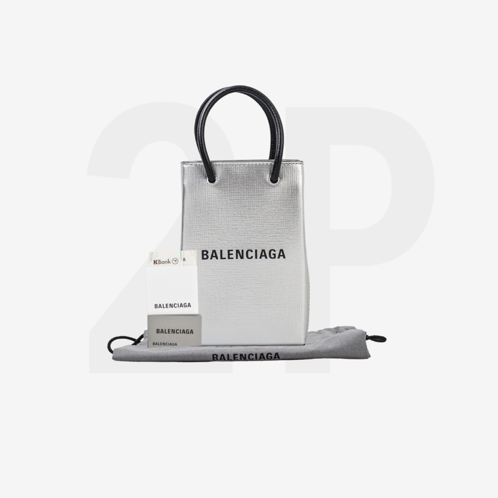 Balenciaga phone bag metalic (B230707)