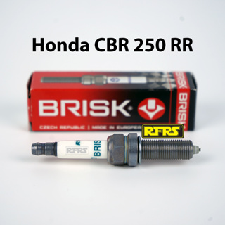 หัวเทียน BRISK PREMIUM ZS ไร้เขี้ยว Honda CBR 250 RR Spark Plug (SZ01RC) รองรับเฉพาะเบนซิน 95 Made in EU