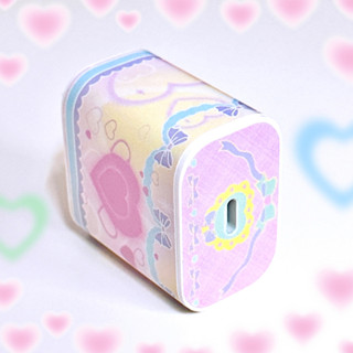Lovely  iPhone - iPad (type C) Charger Sticker | สติ๊กเกอร์ติดหัวชาร์จไอโฟน ไอแพด
