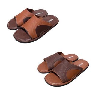 FREEWOOD SANDALS รองเท้าแตะแบบสวม รุ่น 33-229  สีน้ำตาล-แทน / สีแทน-น้ำตาล