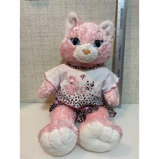 ตุ๊กตาแมวพร้อมชุดที่ใส่ Build a bear ของแท้ สภาพ94%