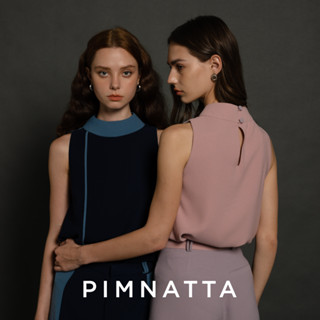 Pimnatta Mila Top (สินค้าพร้อมส่ง🛒) เสื้อทูโทนคอเต่า ให้ลุคเรียบหรู ดูแพง