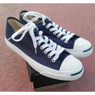 ขายดีแท้💯% Converse Jack Purcell Ox Classic คอนเวิร์ส รองเท้าใส่เรียน การันตีของแท้ 100% พร้อมส่ง (สินค้ามีกล่อง)