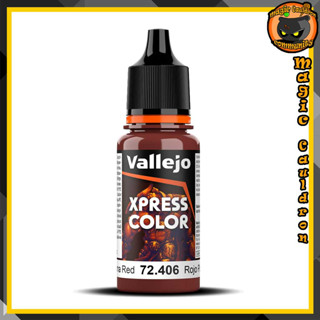 Plasma Red Xpress 18ml. New Vallejo Game Color Xpress สีอะคริลิคสูตรน้ำ