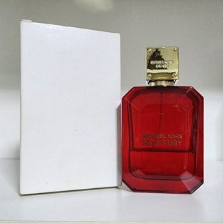 น้ำหอมแท้ติดขวด Michael Kors Sexy Ruby EDP ติดขวดขนาด +-35/100ml ดูจากรูปเป็นหลักอาจจะกะปริมาตรไม่ถูก