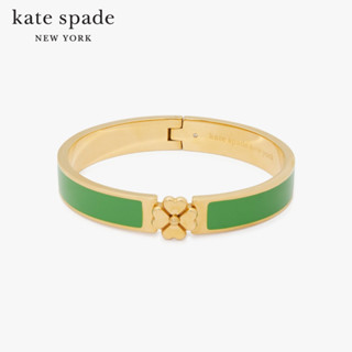 KATE SPADE NEW YORK HERITAGE SPADE FLOWER HINGED BANGLE KA779 กำไลข้อมือ