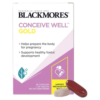 Blackmores Conceive Well Gold Preconception Vitamin 28 Tablets & 28 Capsules สนับสนุนสุขภาพก่อนตั้งครรภ์