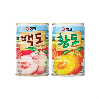 พร้อมส่ง 황도 พีชกระป๋อง Sempio Yellow,Whit Peach 400g