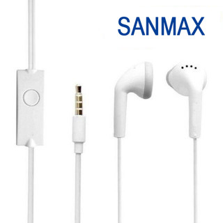 sanamx สำหรับ หูฟังsamsung 3.5mm 5830โทร ฟังเพลง เล่นเกมส์ รองรับทุกยี่ห้อ A （การประกัน 1 ปี）