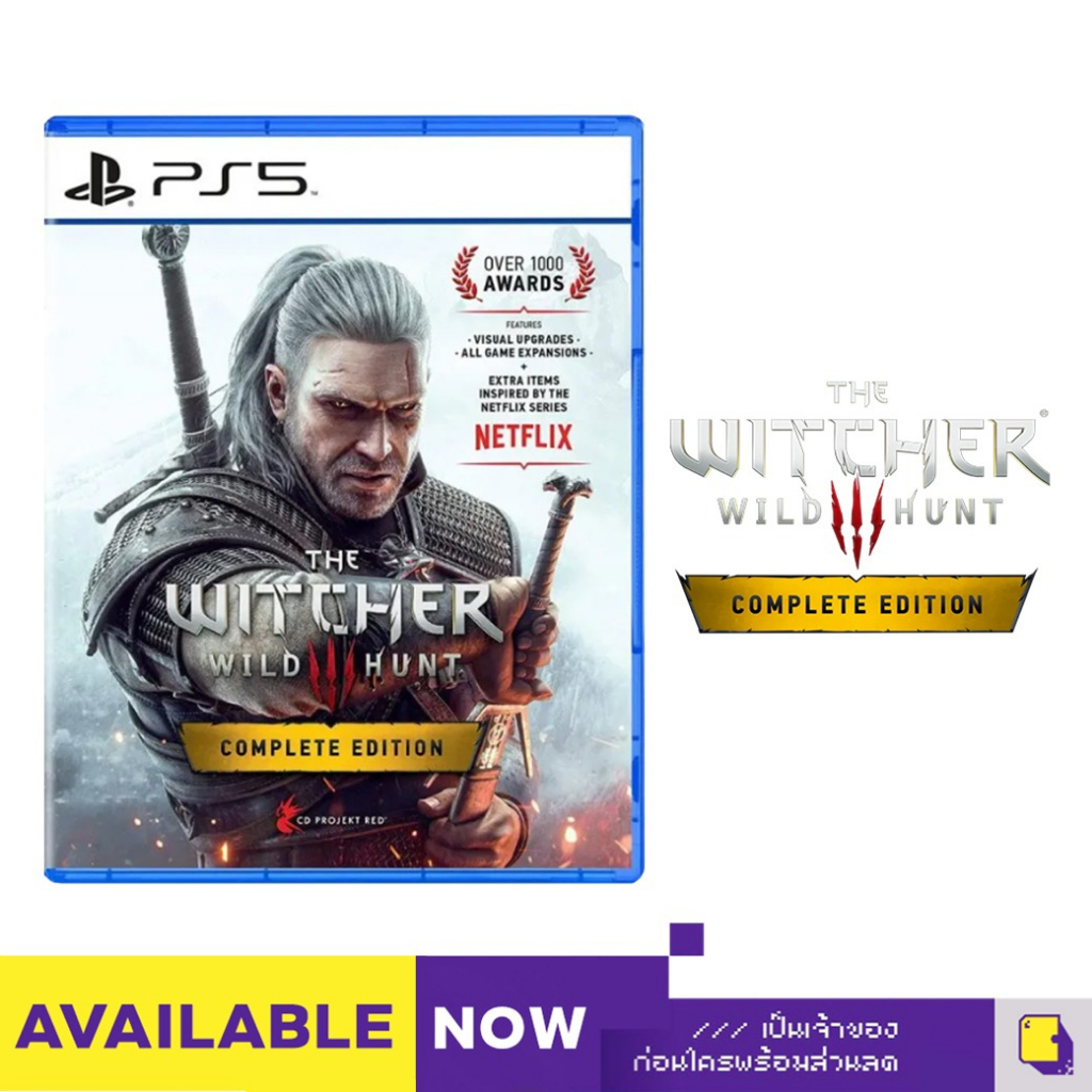 [+..••] พร้อมส่ง ผ่อน 0% | PS5 THE WITCHER 3: WILD HUNT [COMPLETE EDITION] (เกม PlayStation™ 🎮)